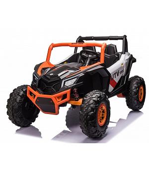 SUPERBUGGY 12V 4X4 MOTORES, NARANJA-BLANCO, MANDO RC - BC-ST-KX613